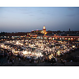   Place, Morocco, Marrakesh, Djemaa el fna