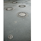  Asphalt, Manhole cover