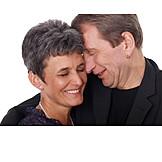   Woman, 45-60 Years, Man, Couple, Affectionate