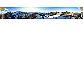   Gebirge, Gipfelkreuz, 400°, Panorama, Raukopf