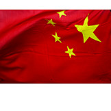   Flagge, Rot, China
