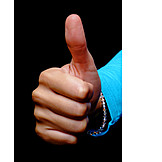  Hand, Optimism, Thumbs up