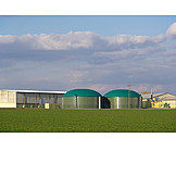   Energieerzeugung, Biogasanlage