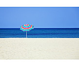   Beach, Parasol, Beach holiday