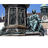   Hofburg, Fountain figurine, Amalienhof, Renaissance fountain