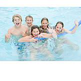   Kindergruppe, Spaß & vergnügen, Schwimmbad, Baden