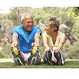   Active seniors, Stretching, Workout