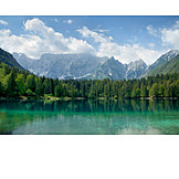   Landschaft, Natur, Bergsee, Dolomiten