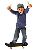   Boy, Enthusiastic, Skater