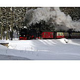   Zug, Dampflokomotive, Brockenbahn