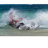   Water Sport, Kiteboarding, Wakeboarder