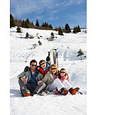   Familie, Skiurlaub, Winterurlaub