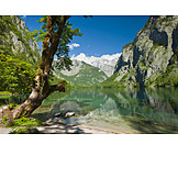   Lake, Mountain, Berchtesgadener land, Obersee