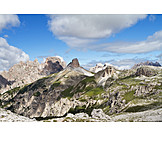   Alpen, Berglandschaft, Dolomiten
