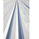   Snow, Snow track, Ski track