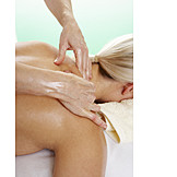   Entspannung, Behandlung, Massage, Nackenmassage