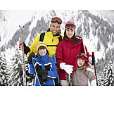   Eltern, Familie, Skiurlaub