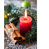   Weihnachtsdekoration, Kerzenschein