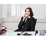   Geschäftsfrau, Business, Telefongespräch