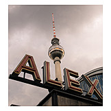   Berlin, Fernsehturm, Alexanderplatz, Alex