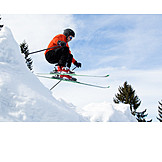   Skiers, Ski jumping, Freeskiing