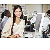   Young Woman, Office & Workplace, Agency, Workplace