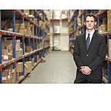   Businessman, Business, Warehouse, Mail Order Company