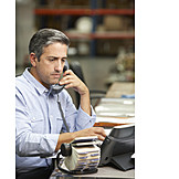   Businessman, Business, On The Phone, Sales