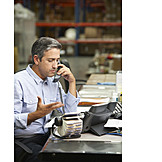   Businessman, Business, On The Phone, Sales