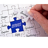   Advice, Service, Satisfaction, Competence