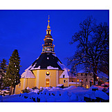   Winter, Church, Seiffen