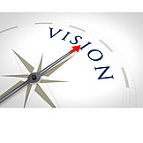   Ziel, Richtung, Kompass, Strategie, Vision