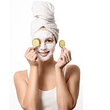   Beauty & Cosmetics, Facial Mask, Anti-aging, Cucumber Mask