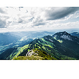   Mountains, European alps, Bavaria, Bergkamm, Bayrischzell
