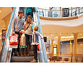   Purchase & Shopping, Family, Shopping, Escalator