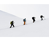   Bergsteiger, Skitour, Trekking, Skitourengeher