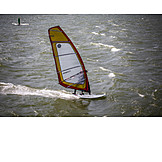   Water Sport, Rhine River, Windsurfer