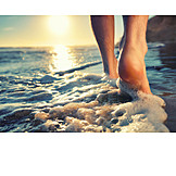   Meer, Füße, Strandläufer
