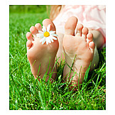   Summer, Barefoot, Feet