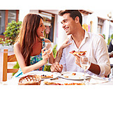   Entertainment, Love Couple, Dating, Date, Pizzeria