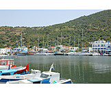   Hafen, Fischerboote, Nisyros