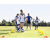   Soccer, Dribbling, Sports Training