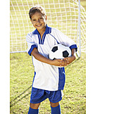  Girl, Fun & Games, Soccer