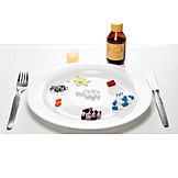   Drugs, Tablets Addiction, Dietary Supplement