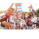   Carefree, Bubble wand, Music festival