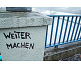   Vandalism, Continue, Graffito