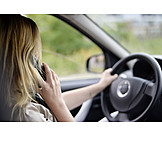   Danger & Risk, On The Phone, Car Driver