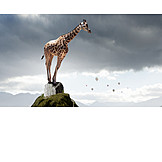   Traum, Giraffe, Höhenangst
