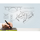   Architecture, Man Made Structure, Drawing, Draft, Graphics Tablet