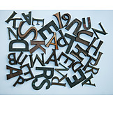   Buchstaben, Typografie